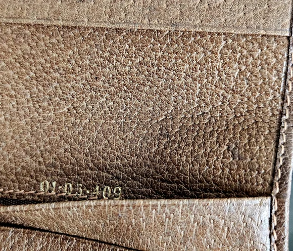 Gucci GG Supreme Coated Canvas & Leather Bifold Mens Wallet